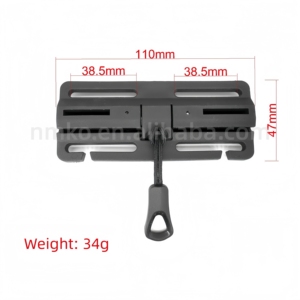 Hebilla de Liberación Rápida para Chaleco Táctico con Deslizador de Fuerte Fuerza Magnética Fácil de Abrir de Nailon y Plástico, Accesorios y Piezas para Bolsos Especiales - Product Image 2