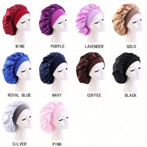 Bonnet en satin à large bande élastique réglable pour femmes - Multifonctionnel, toutes saisons, pour affaires et soirées - Product Image 6