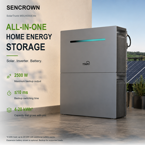 Système de stockage d'énergie domestique tout-en-un avec onduleur 2500W et batterie LiFePO4 20kWh pour l'énergie solaire de balcon - Product Image 1