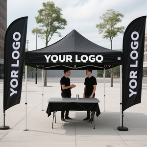 Nhôm gazebo ngoài trời gấp xe Bìa hàng hóa chuyên nghiệp triển lãm thương mại lều cho các sự kiện bên ngoài gian hàng di động lều - Product Image 3