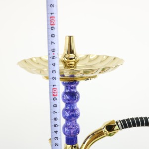Nouveau design de narguilé égyptien transfrontalier de haute qualité en alliage de <span class=keywords><strong>zinc</strong></span> personnalisé narguilé Shisha vente en gros de la mode narguilé <span class=keywords><strong>à</strong></span> tuyau unique - Product Image 6