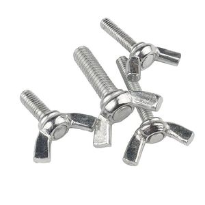 Viti a farfalla Junchuang M4 in acciaio al carbonio zincato grado 8.8 con testa piatta, diametro del capo 20mm, per macchine - Product Image 5