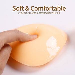 A/B/C/Dスキントーン両面接着スポンジ軽量防水スティッキーブラインサートプッシュアップシリコーンブラカップ - Product Image 4