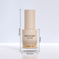 Nuevo Lanzamiento: Loción Sérum de 30ml, Base de Maquillaje en Botella de Vidrio de 1oz con Tapa Negra, Fondo Grueso y Acabado Esmerilado, Botella Cosmética con Bomba