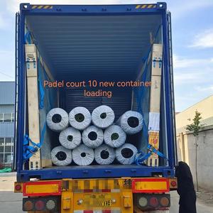 Estera de césped artificial para pista de Pádel barata, césped sintético para alfombra de Pádel azul y verde - Product Image 6