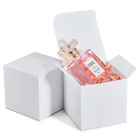 Boîte à savon en papier kraft de qualité alimentaire facile à assembler avec fenêtre transparente pour bijoux, objets de collection, breloques et pendentifs