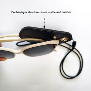 Hands-Free Eyewear Pu Leather Holder Necklace Lanyard for <b>Sunglasses</b> Reading Glasses - Product Image 6