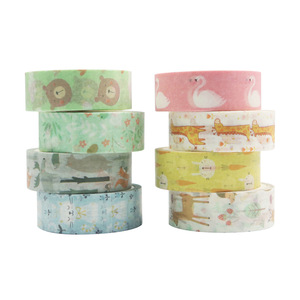 Ruban Washi Export Source 15 mm x 5 m, Animaux de Dessin Animé, Volume 8, pour Journal Créatif et Artisanat - Product Image 2