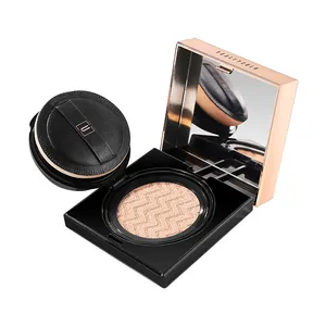 Professional air cushion bb/cc cream wet powder cosmetics foundation make up cover base bb face powder with puff cosmetics