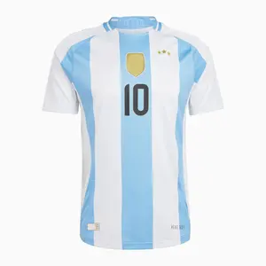 Argentina 3 estrellas Camisetas de fútbol Aficionados conmemorativos Jugador Versión MESSIS DYBALA DI MARIA MARTINEZ DE PAUL MARADONA Niños Kit Hombres