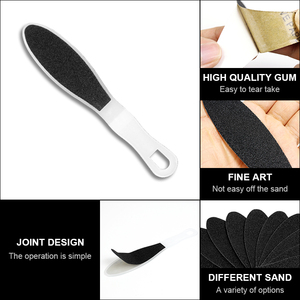 Đôi mặt tẩy tế bào chết da chết chân tập tin bền móng chân <span class=keywords><strong>scraper</strong></span> nhựa chân tập tin - Product Image 2