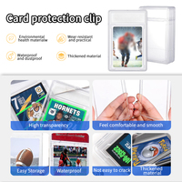 Support de carte standard en plastique 35PT léger, imprimé sérigraphié, pour cartes gradées de football, baseball, basketball et cartes de sport Pokémon