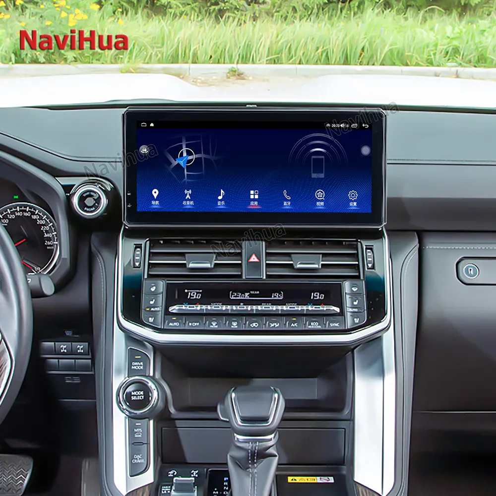 Navihua Android Autoradio per Toyota Land Cruiser 300 LC300 2020-2023 Multimedia Autoradio Stereo unità di navigazione GPS