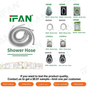 Tuyau d'<span class=keywords><strong>eau</strong></span> <span class=keywords><strong>flexible</strong></span> durable IFAN avec écrou en acier pour la connexion de l'évier de cuisine - Product Image 2