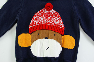 Pull fantaisie amusant pour enfants, Noël, printemps, automne, motif tricoté - Product Image 5