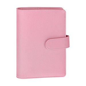 Пользовательский полиуретановый планировщик A5 повестка дня 6 кольцевых денег, конверт для экономии 100, чехол для ноутбука - Product Image 1