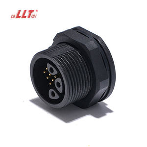 LLT M25 3 8Pin wasserdichter Hybrid stecker IP67 IP68 Schalttafel einbau elektrisch Wasserdichter LED-Streifen anschluss - Product Image 4