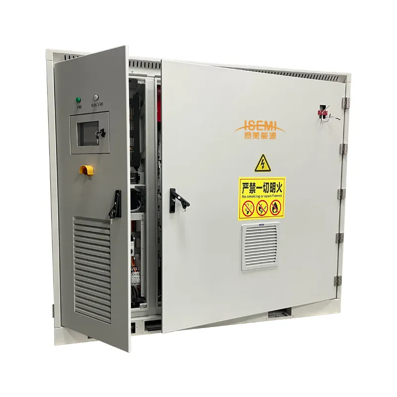 100KW 215KWh屋外リチウム電池ソーラー風力発電ハイブリッドストレージシステム商業および産業用のオン/オフグリッド