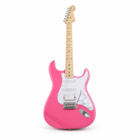Guitare D-130S pour débutants, style ST, 6 cordes, corps plein, avec micros HSS, manche en érable, trémolo pour la performance