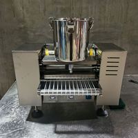 Machine automatique à crêpes et pancakes, machine à cuire électrique commerciale pour la production de pâte à rouler avec déposeur de garniture pour la production de gâteaux et de pâtisseries
