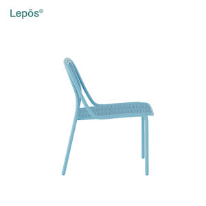 Uso comercial, silla de Patio moderna, Villa, jardín, junto a la piscina, Resort, playa, Hotel, cafetería, silla de ocio al aire libre de aluminio con recubrimiento en polvo - Product Image 3