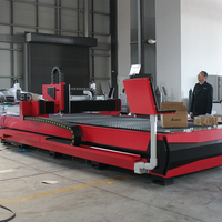 Machine de découpe laser à fibre 6000W 3015 à plateforme unique, découpeuse laser CNC pour métal, pour acier au carbone de 20 mm
