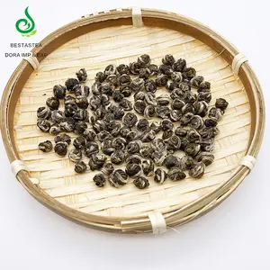 Té Verde Orgánico <span class=keywords><strong>Chino</strong></span> Jasmine Dragon Pearls - Té Saludable en <span class=keywords><strong>Hojas</strong></span> Sueltas, Empaque a Granel, Procesado al Vapor - Product Image 1