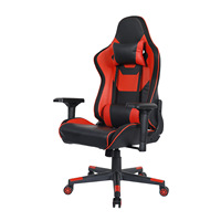 Chaise de Gaming Moderne en Cuir PU Extensible avec Éclairage LED RGB, Accoudoirs Réglables 2D, Rembourrage en Éponge, Électrique et Compétitive