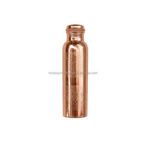 Top Selling Handmade Hammered Copper <b>Water</b> <b>Bottles</b> Manufacturer Leakproof <b>Metal</b> Copper <b>Bottle</b> From India by M. R. S. EXPORTS - Product Image 1