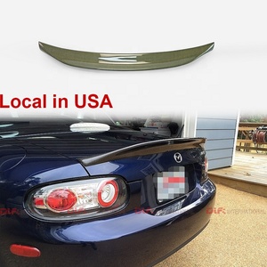 สำหรับ MAZDA MX5 NC ncec roster miata DLF Type 3สีเหลืองเคฟลาร์คาร์บอนหลังสปอยเลอร์ (เฉพาะ prHT HARD TOP เท่านั้น) (เฉพาะจุดสินค้าใน USA)