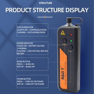 RGT 10mW Visual <span class=keywords><strong>Fault</strong></span> Locator <span class=keywords><strong>Fiber</strong></span> Optic Kabel Tester Rote Lichtquelle <span class=keywords><strong>Fiber</strong></span> Optic Test Fehler Detektor Mit FC zu LC Adapter - Product Image 6