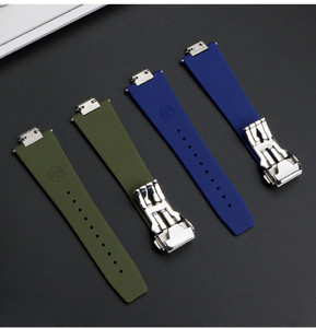 Nouveau <span class=keywords><strong>bracelet</strong></span> de <span class=keywords><strong>montre</strong></span> en caoutchouc de <span class=keywords><strong>silicone</strong></span> à goupille à dégagement rapide en métal pour <span class=keywords><strong>montre</strong></span> Tisso Prx 35mm 40mm avec fermoir à déploiement de luxe bracelets de <span class=keywords><strong>montre</strong></span> - Product Image 3