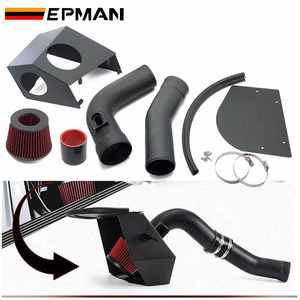 Kit d'admission d'<span class=keywords><strong>air</strong></span> froid EPMAN avec <span class=keywords><strong>filtre</strong></span> et bouclier thermique pour BMW F10/F11 520i/528i 2.0L N20 2012-2018 EPAA01G295 - Product Image 1