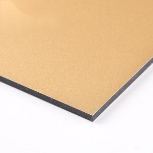 Panneau composite en aluminium Alumtimes PVDF ignifuge A2, plaque ACP, isolation thermique, revêtement mural miroir doré pour appartement - Product Image 5