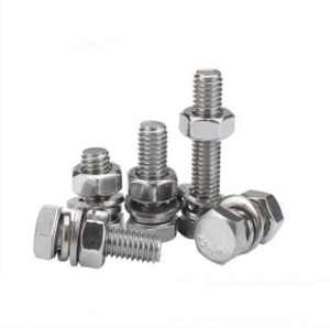 FHL7862 304 Tornillos hexagonales de acero inoxidable/GB5783 Pernos y tuercas Juego de combinación de almohadillas de resorte plano M14 - Product Image 2