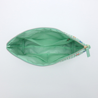 Trousse de Toilette de Voyage Grande Capacité en Polyester avec Fermeture Éclair, Motif à Pois, Trousse de Maquillage Tendance pour l'Été