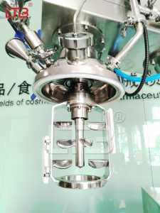 Homogeneizador de chaqueta de calentamiento al vacío para uso en laboratorio, equipo de homogeneización de alto cizallamiento, mezclador emulsionante de cosméticos en crema de acero inoxidable - Product Image 4