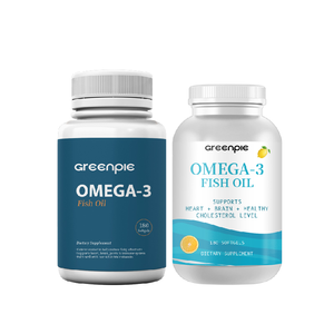 Greenpie Tùy Chỉnh Omega-3 Cá Dầu 180Pcs Halal Softgels Tim Hỗ Trợ Chế Độ Ăn Ăn Bổ Sung Duy Trì Mức Độ <span class=keywords><strong>Cholesterol</strong></span> - Product Image 3
