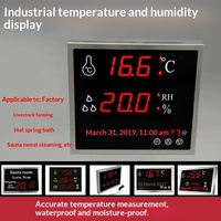 Thermomètre de sonde pour aquarium, affichage numérique en acier inoxydable avec surveillance de la température en temps réel