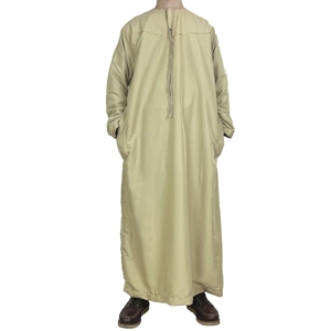 Jalabiya Árabe Islámica Marroquí Catarí Blanca, Diseño Kurta Pajama, Ropa Masculina, Jeans Negros, Thobe Musulmán para Hombre - Product Image 6