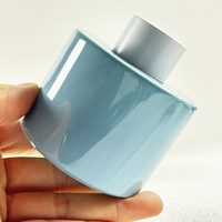 Accepter Logo personnalisé et couleur Aroma Bottle 100ML Désodorisant de luxe Aromathérapie Conteneur parfumé Diffuseur de roseaux Bouteille en verre