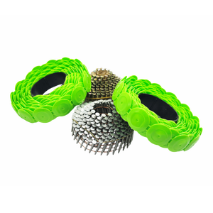 15. Clous de toiture en fil de fer avec capuchons en plastique de 1 pouce pour sous-couche et pare-pluie Nailpac - Product Image 1