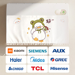 Air Conditioner Dust Cover 40x90cm Easy Installation Magic Tape No Residue Home Bedroom Use - Product Image 5