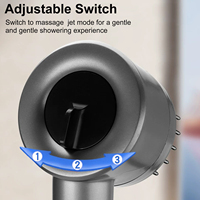 Pommeau de Douche Portable OEM Pressurisé avec Filtre PP, Détachable et Multifonctionnel, Vente en Gros au Prix d'Usine