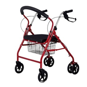 Andador para personas mayores con asiento y cesta, andador de cuatro ruedas para ancianos, ayuda para la movilidad - Product Image 3