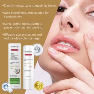 <span class=keywords><strong>Baume</strong></span> à lèvres hydratant West Month, huile de coco, beurre de karité, hydrate vos lèvres pendant une longue durée - Product Image 3