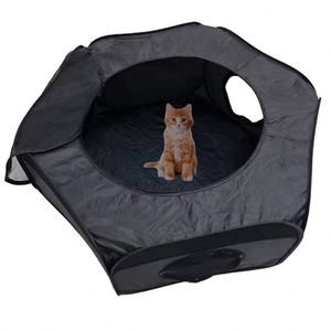 BSCI Factory Pop up Outdoor Hexagonal Pet <b>Tent</b> Portable Easy Assemble Pet <b>Tents</b> for <b>Small</b> Animal Nets Cloth Wire Frame Pet <b>Tents</b> - Product Image 3