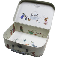 Vente en gros mini boîte-cadeau en carton de papier de maquillage portable personnalisée avec aimant boîte de rangement portable pour enfants