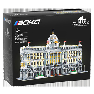 33205 MOC Creativity <span class=keywords><strong>HSBC</strong></span> Bank Shanghai, Bloques de Construcción, Modelo de Ladrillos, Kit de Construcción para Adultos, Regalo de Navidad, Juguetes - Product Image 4