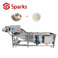 Ligne de production industrielle automatique multifonctionnelle de purée d'ail et machine à fabriquer de la pâte
